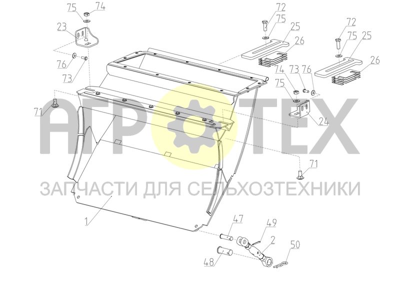 Чертеж Диффузор (РСМ-200.50.01.000Ф)